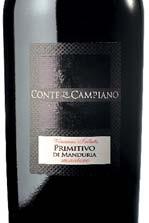 Restauracj MIeszczańska Wino Conte Di Campiano Primitivo D.O.C. Primitivo Di Manduria, Włochy